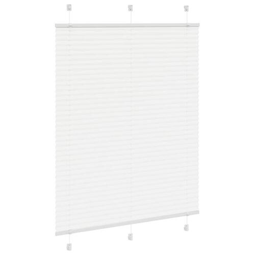 Plisségardin Hvid 110x150 cm Stofbredde 109,4 cm Polyester