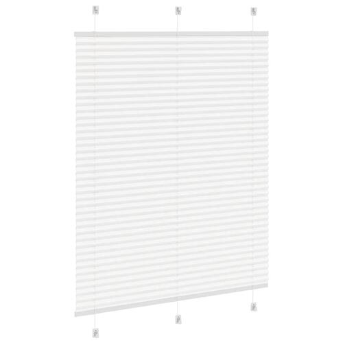 Plisségardin Hvid 110x150 cm Stofbredde 109,4 cm Polyester