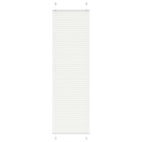 Plisségardin Hvid 60x200 cm Stofbredde 59,4 cm Polyester