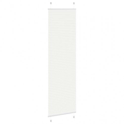Plisségardin Hvid 60x200 cm Stofbredde 59,4 cm Polyester