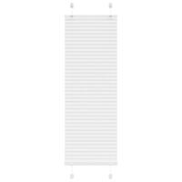 Plisségardin Hvid 45x100 cm Stofbredde 44,4 cm Polyester