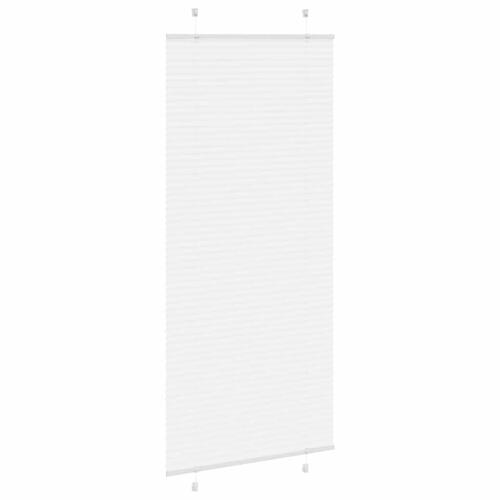 Plisségardin Hvid 95x200 cm Stofbredde 94,4 cm Polyester