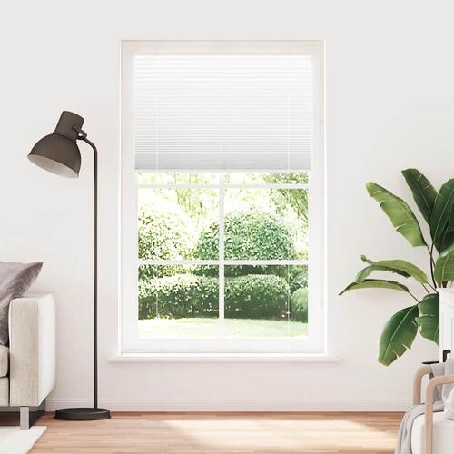 Plisségardin Hvid 120x200 cm Stofbredde 119,4 cm Polyester