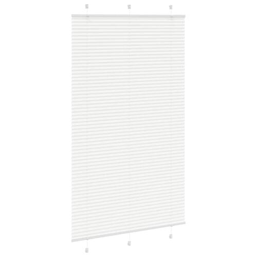 Plisségardin Hvid 120x200 cm Stofbredde 119,4 cm Polyester