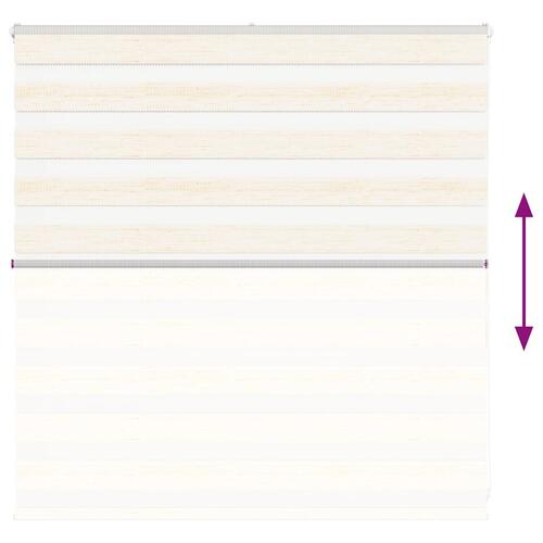 Zebragardin marmorbeige 150x100 cm stofbredde 145,9cm polyester