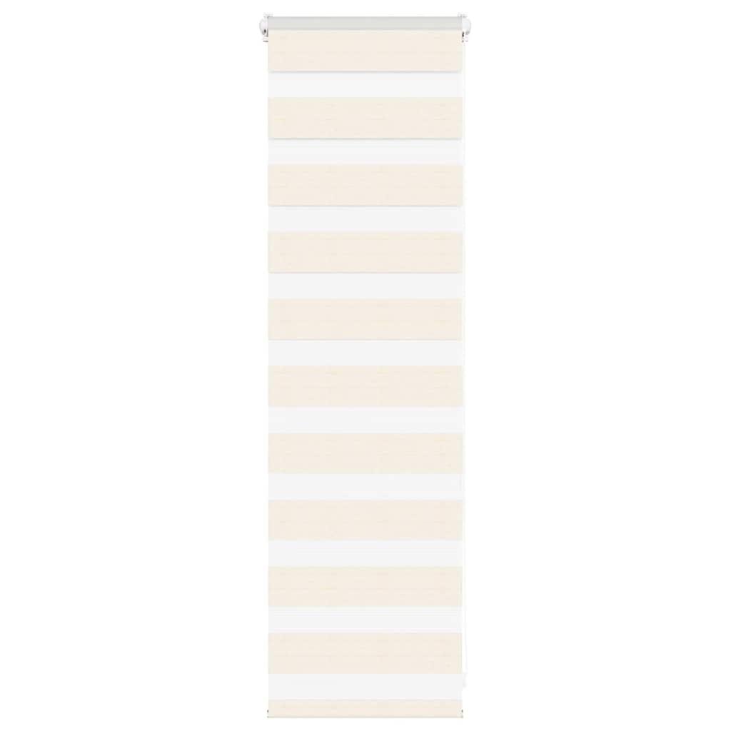 Zebragardin marmorbeige 45x100 cm stofbredde 40,9 cm polyester billede