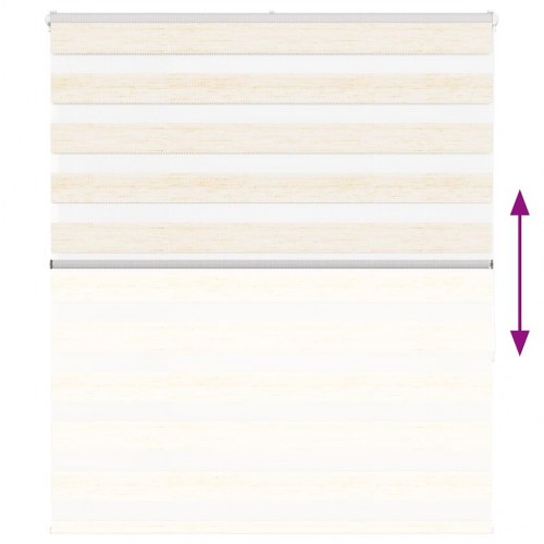 Zebragardin marmorbeige 125 x 150 cm