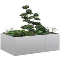 Plantekasse 120x80x40 cm galvaniseret stål