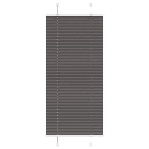 Plisségardin Sort 60x150 cm Stofbredde 59,4 cm Polyester