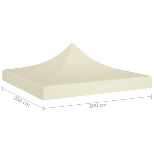 Tag til festtelt 2x2 m 270 g/m² cremefarvet