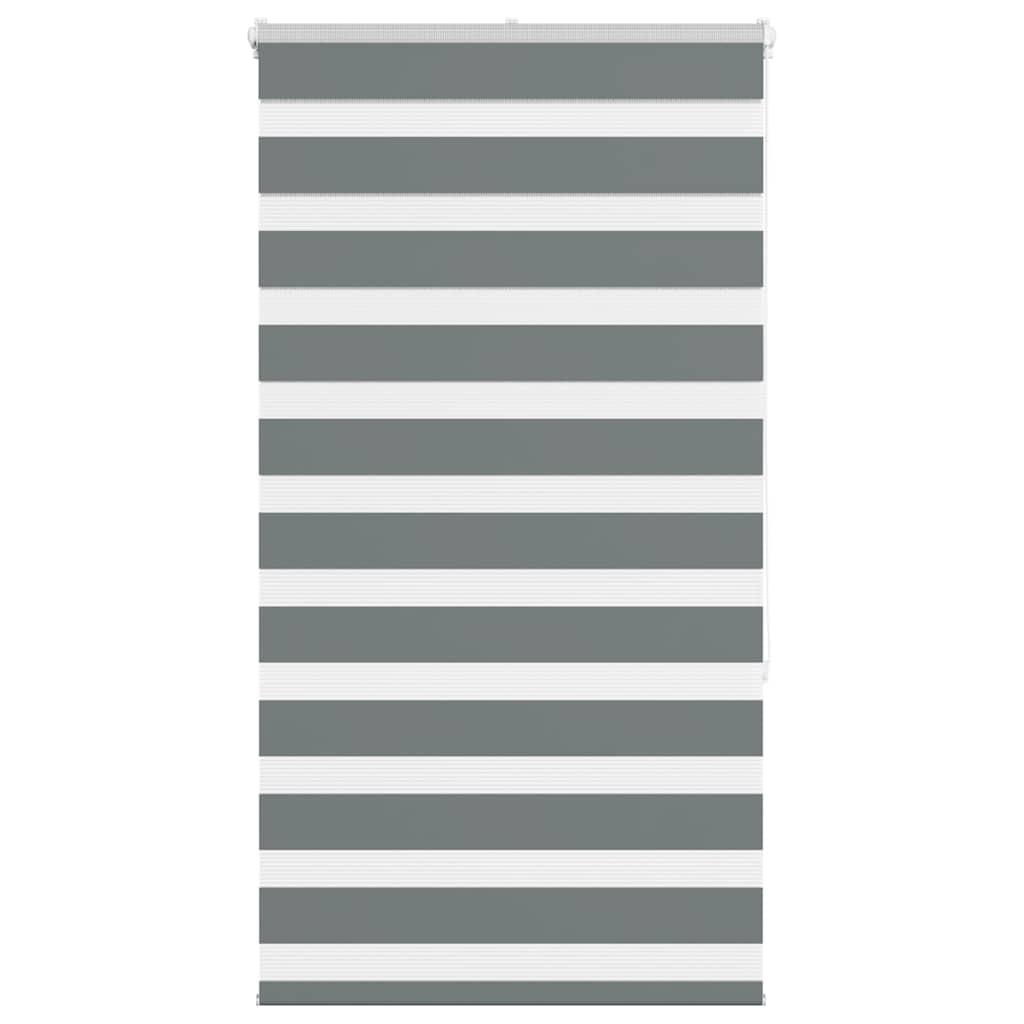 Zebragardin mørkegrå 90x150 cm stofbredde 85,9 cm polyester