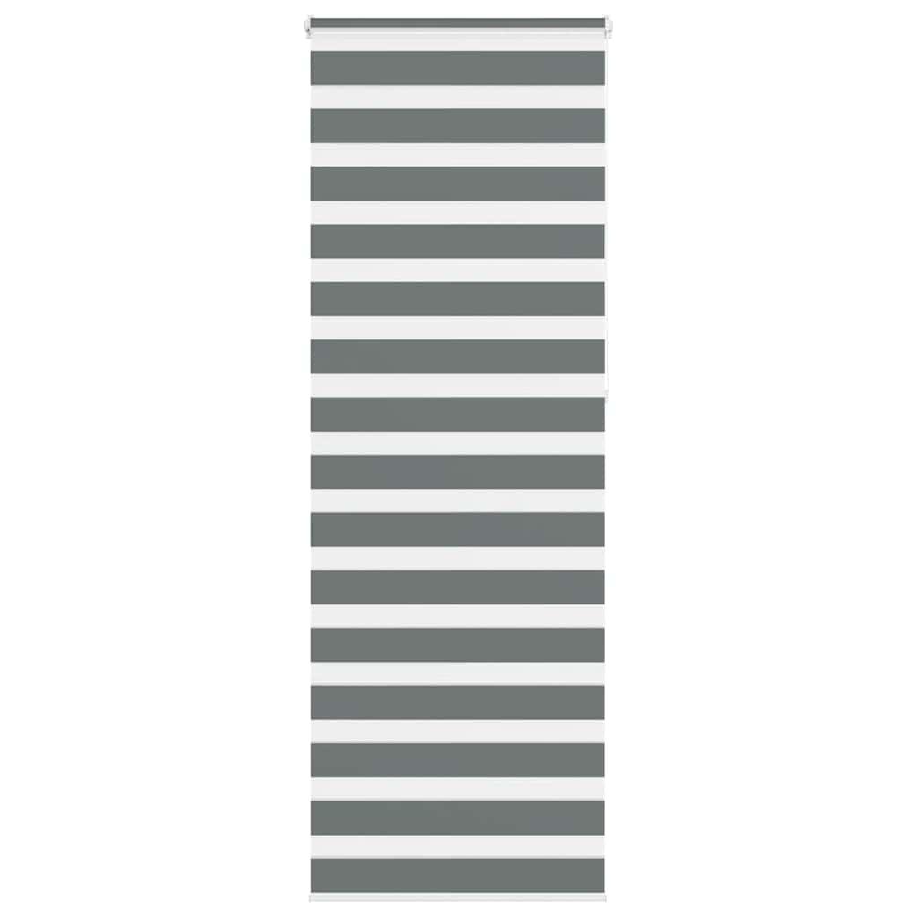 Zebragardin mørkegrå 90x230 cm stofbredde 85,9 cm polyester