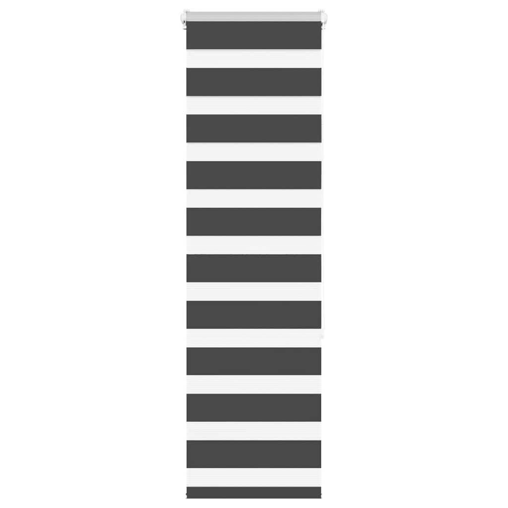 Zebragardin sort 45x150 cm stofbredde 40,9 cm polyester