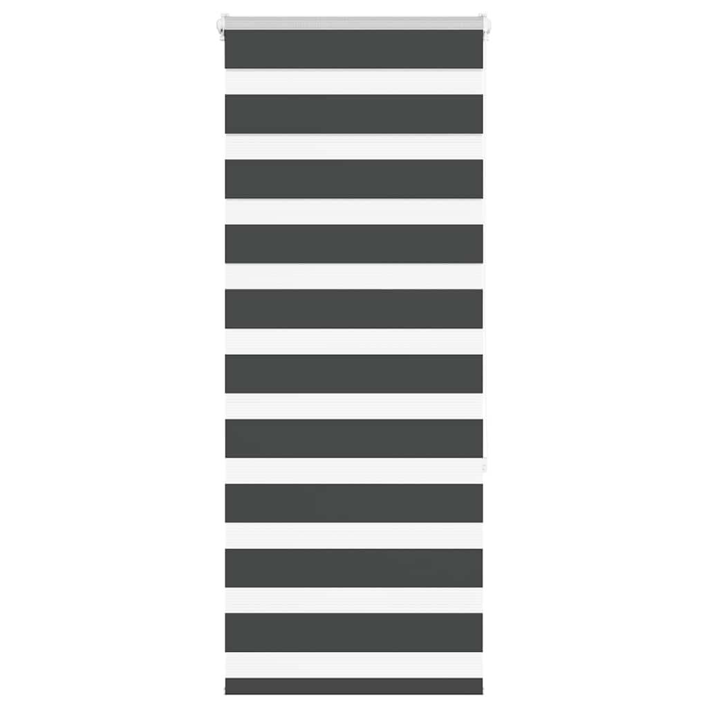 Zebragardin sort 55x150 cm stofbredde 50,9 cm polyester