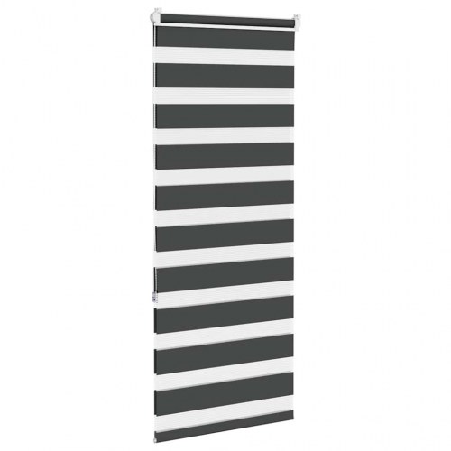Zebragardin sort 55 x 150 cm