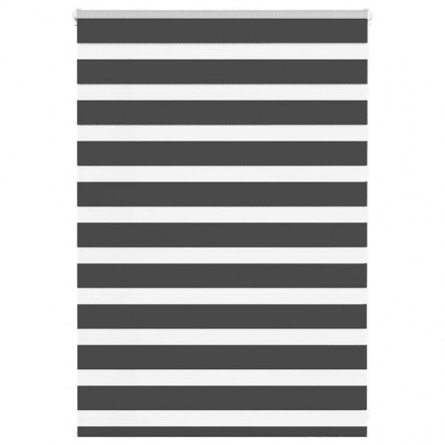 Zebragardin - sort, 110 x 100 cm