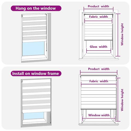 Zebragardin sort 145x100 cm stofbredde 140,9 cm polyester