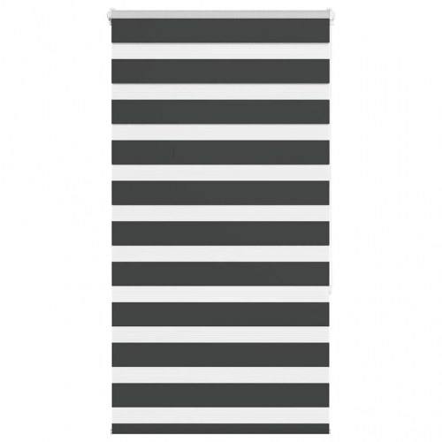 Zebragardin sort 85 x 150 cm