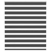 Zebragardin sort 120x150 cm stofbredde 115,9 cm polyester