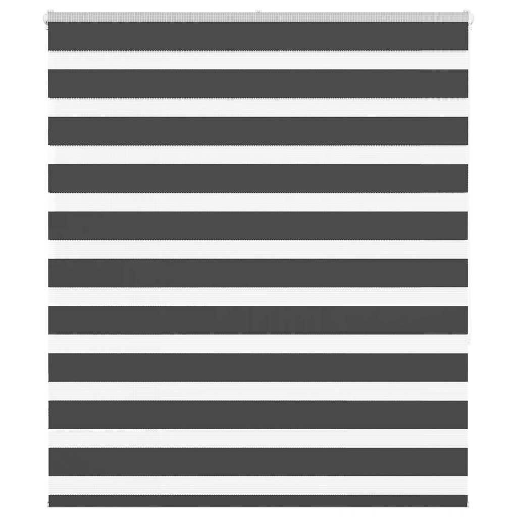 Zebragardin sort 120x150 cm stofbredde 115,9 cm polyester