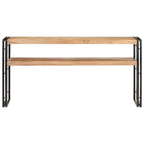 Konsolbord 150x30x75 cm massivt akacietræ