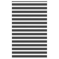 Zebragardin sort 145x200 cm stofbredde 140,9 cm polyester