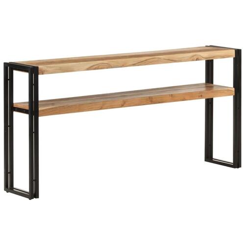 Konsolbord 150x30x75 cm massivt akacietræ