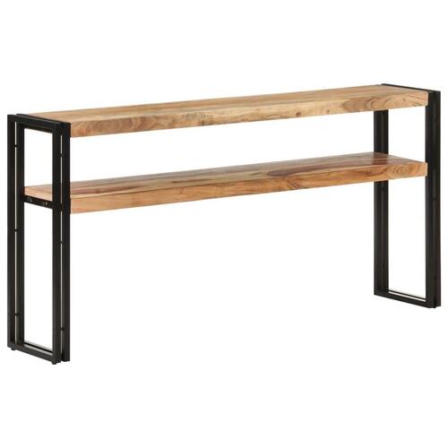 Konsolbord 150x30x75 cm massivt akacietræ