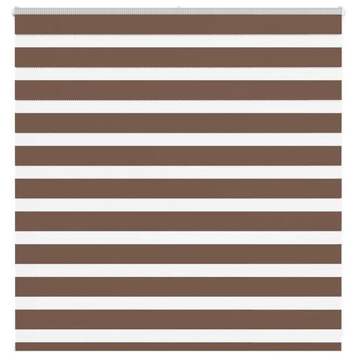 Zebragardin brun 150x100 cm stofbredde 145,9 cm polyester