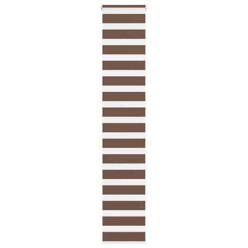 Zebragardin brun 45x230 cm stofbredde 40,9 cm polyester
