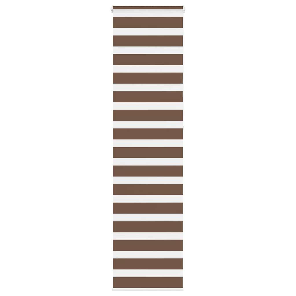 Zebragardin brun 55x230 cm stofbredde 50,9 cm polyester billede