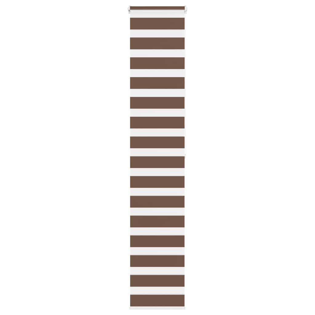 Zebragardin brun 45x200 cm stofbredde 40,9 cm polyester