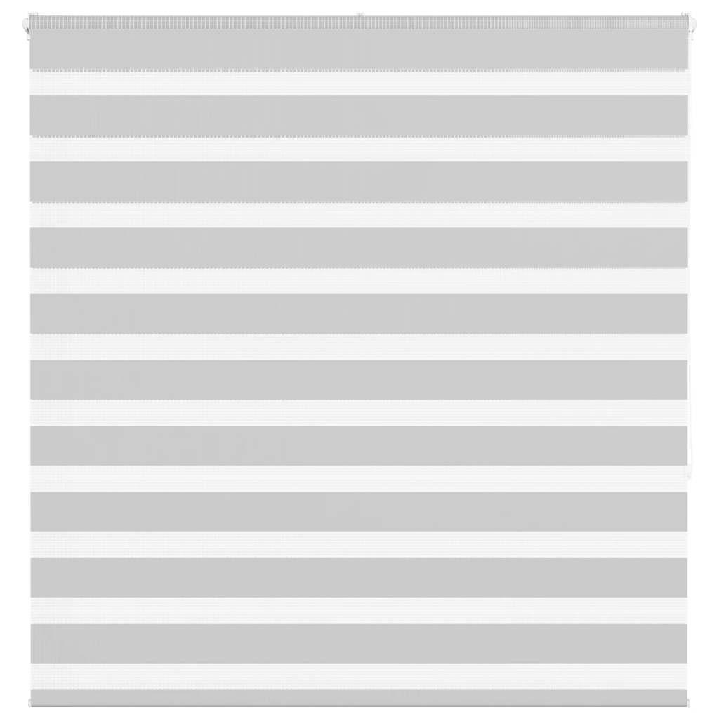 Zebragardin lysegrå 145x150 cm stofbredde 140,9 cm polyester billede