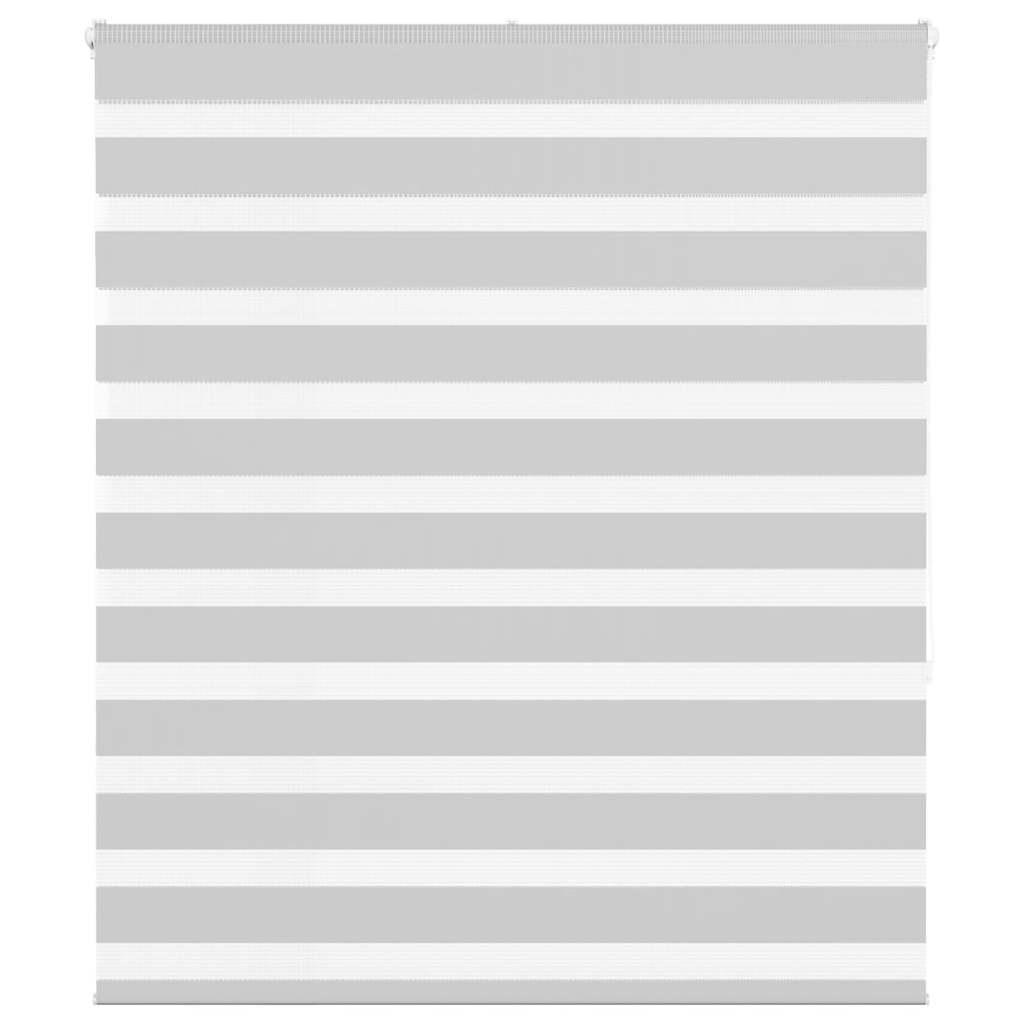 Zebragardin lysegrå 135x150 cm stofbredde 130,9 cm polyester