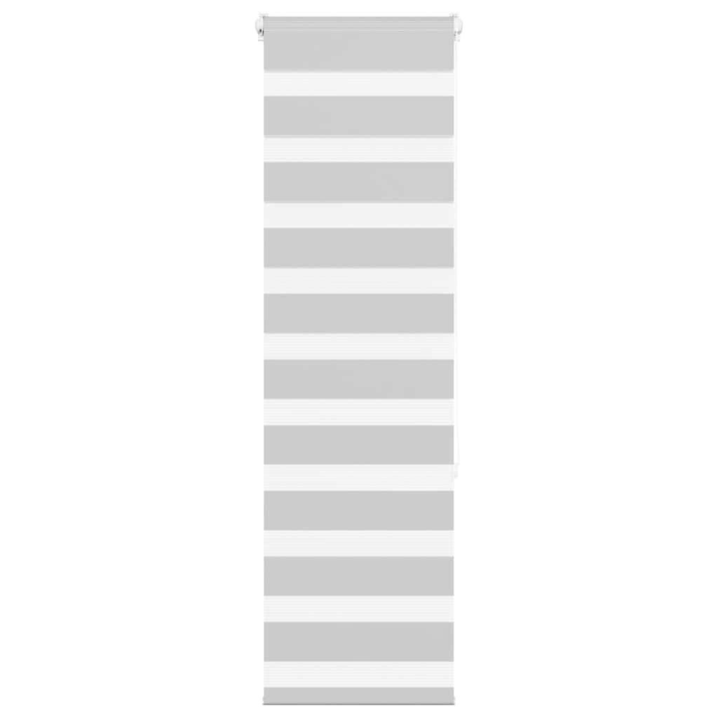 Zebragardin lysegrå 50x150 cm stofbredde 45,9 cm polyester