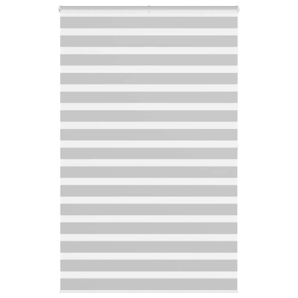 Zebragardin lysegrå 145x200 cm stofbredde 140,9 cm polyester
