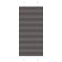 Plisségardin Sort 60x100 cm Stofbredde 59,4 cm Polyester