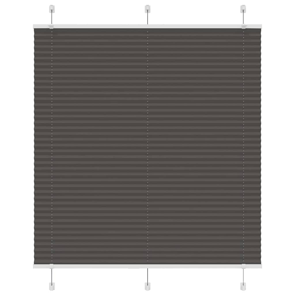 Plisségardin Stofbredde 54,4 Cm Polyester Sort - 120 x 100 cm