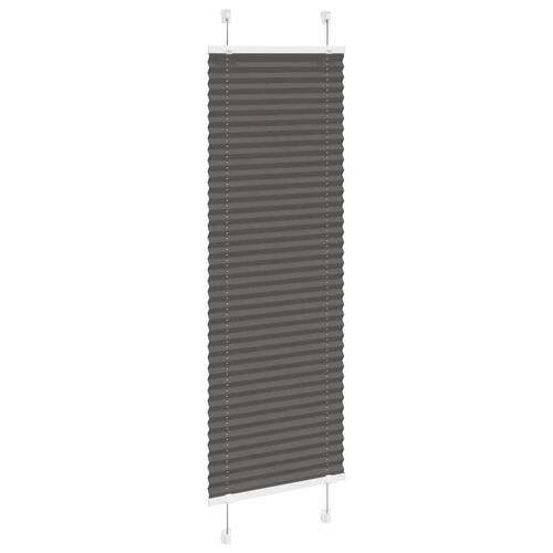 Plisségardin Sort 45x150 cm Stofbredde 44,4 cm Polyester