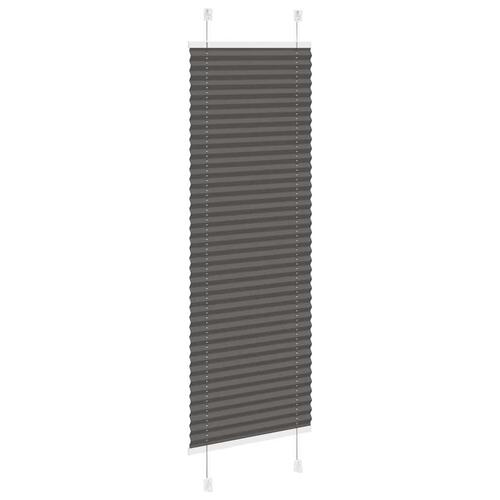 Plisségardin Sort 45x150 cm Stofbredde 44,4 cm Polyester