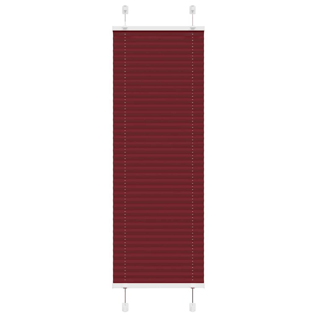 Plisségardin Bordeauxrød 45x150 cm Stofbredde 44,4 cm Polyester