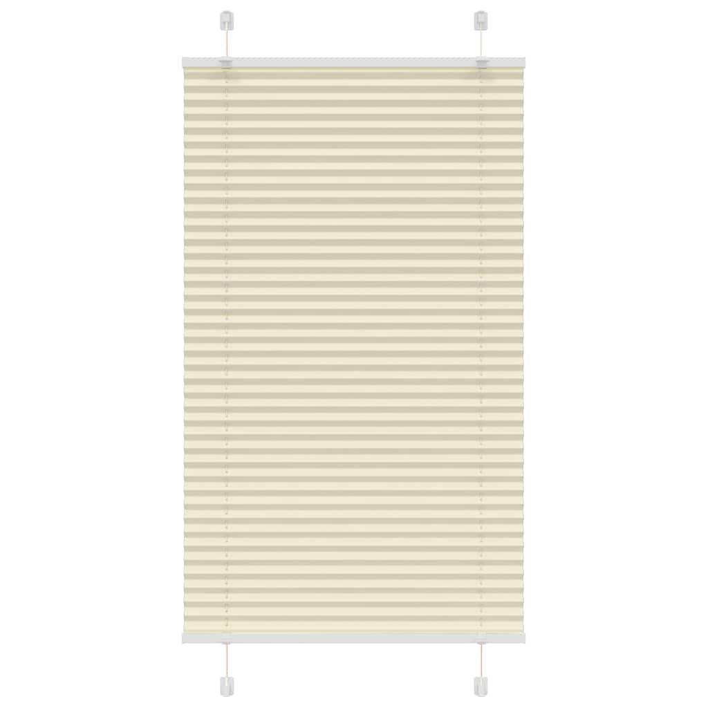 Plisségardin Fløde Stofbredde 64,4 Cm Polyester Creme - 75 x 100 cm