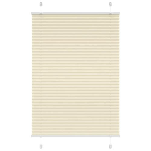 Plisségardin fløde 85x100 cm Stofbredde 84,4 cm Polyester