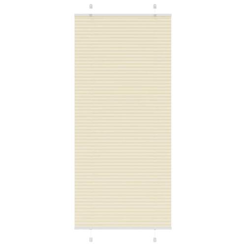 Plisségardin fløde 95x200 cm Stofbredde 94,4 cm Polyester