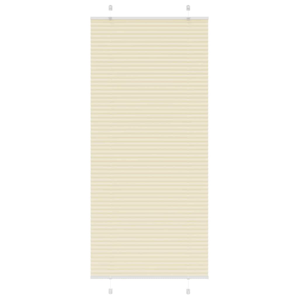Plisségardin fløde 95x200 cm Stofbredde 94,4 cm Polyester