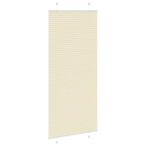 Plisségardin fløde 95x200 cm Stofbredde 94,4 cm Polyester