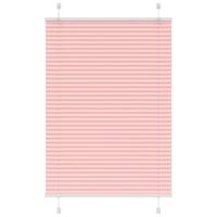 Plisségardin Lyserød 100x150 cm Stofbredde 99,4 cm Polyester