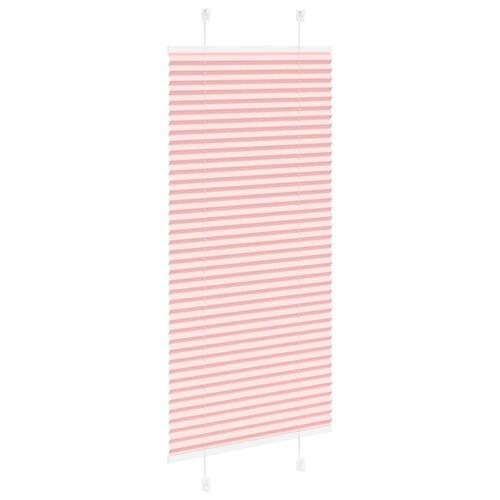 Plisségardin Lyserød 55x150 cm Stofbredde 54,4 cm Polyester