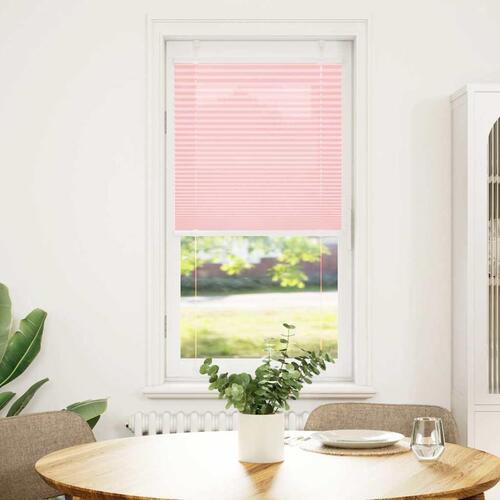 Plisségardin Lyserød 65x150 cm Stofbredde 64,4 cm Polyester