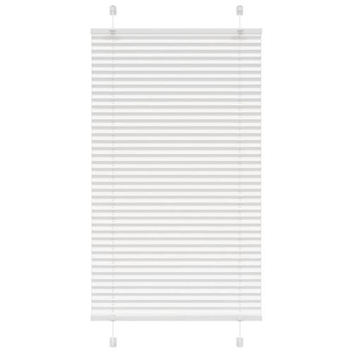 Plisségardin Hvid 80x150 cm Stofbredde 79,4 cm Polyester